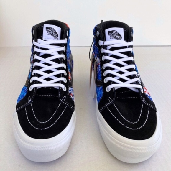 NEW Vans SpongeBob Sandy Liang Sk8-Hi 38 DX Shoes Patchwork 8.5 Women / 7 Men - Picture 7 of 16